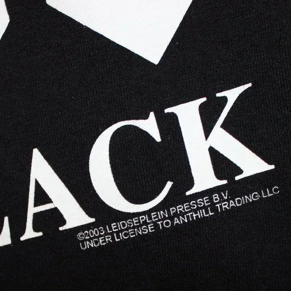 3/$55❤️vintage 2003 BACK IN BLACK AC/DC t-shirt Anvil band tee Anthill Trading - Picture 3 of 4